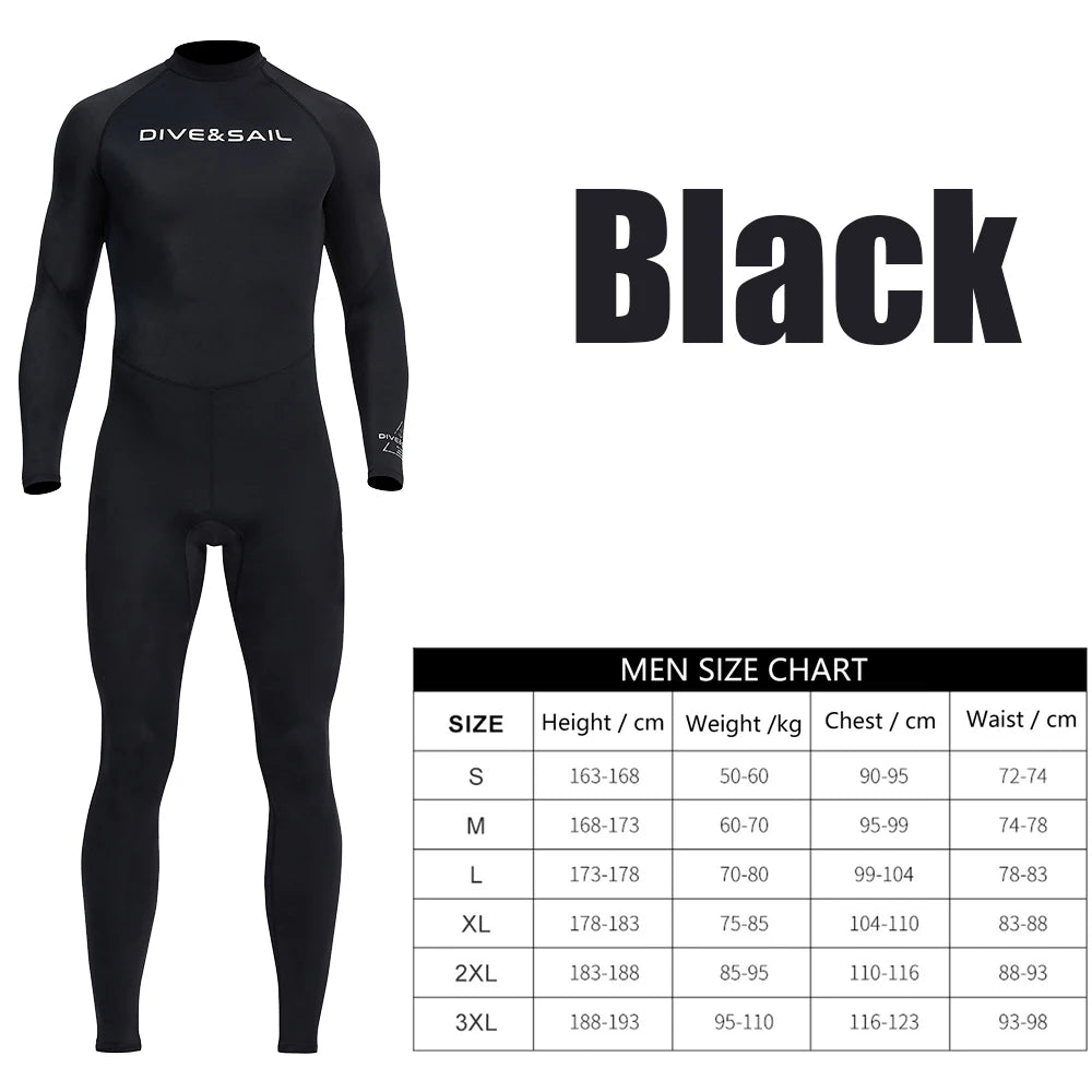 Wetsuit for Men Diving Clothes Cold Proof Sunscreen Snorkeling Surfing Swimsuit Warm Wetsuits Swimming Swimwear Full Suit