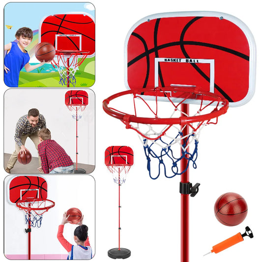 Mini Basketball Hoop with Ball and Pump Portable Basketball Hoop Basketball Hoop Set Indoor Outdoor Play for Kids