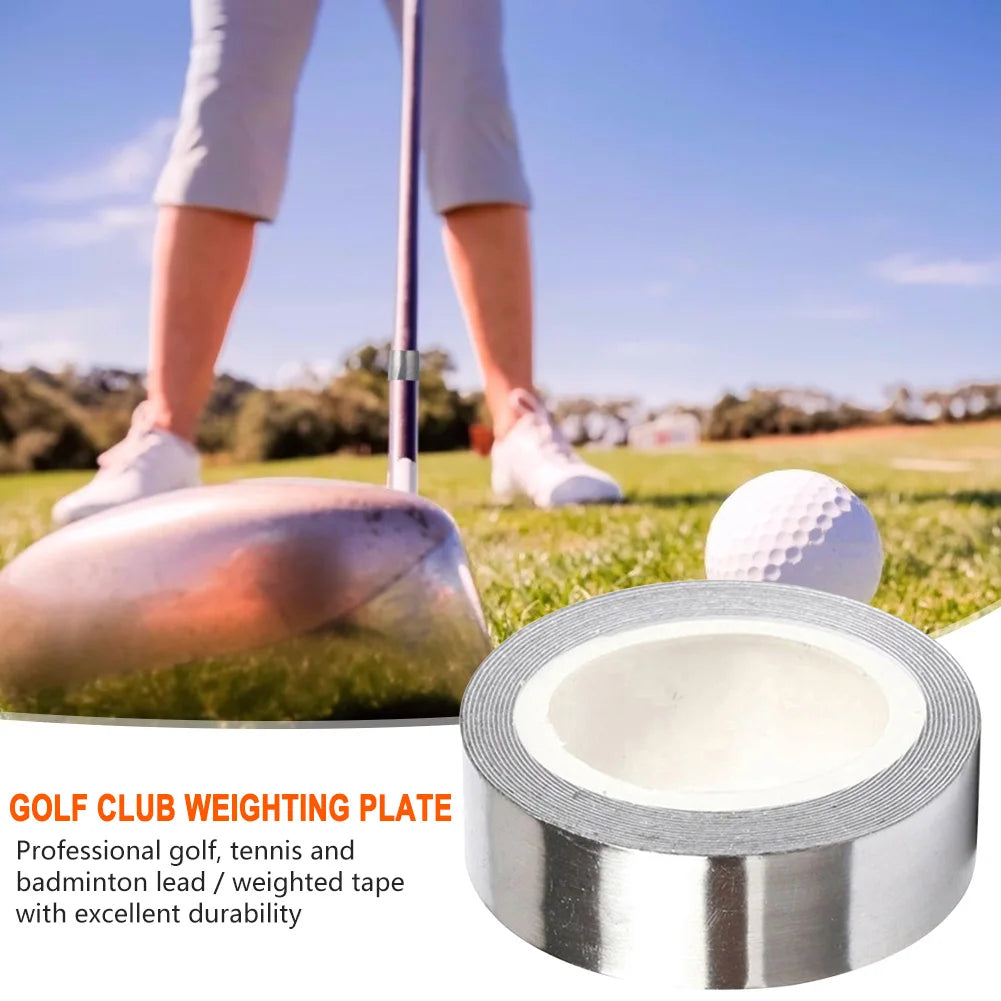 1 Roll Golf Adhesive Lead Tape Lead Weights Golf Club Tennis Racket Iron Putter Golf Club Weighting Sheet