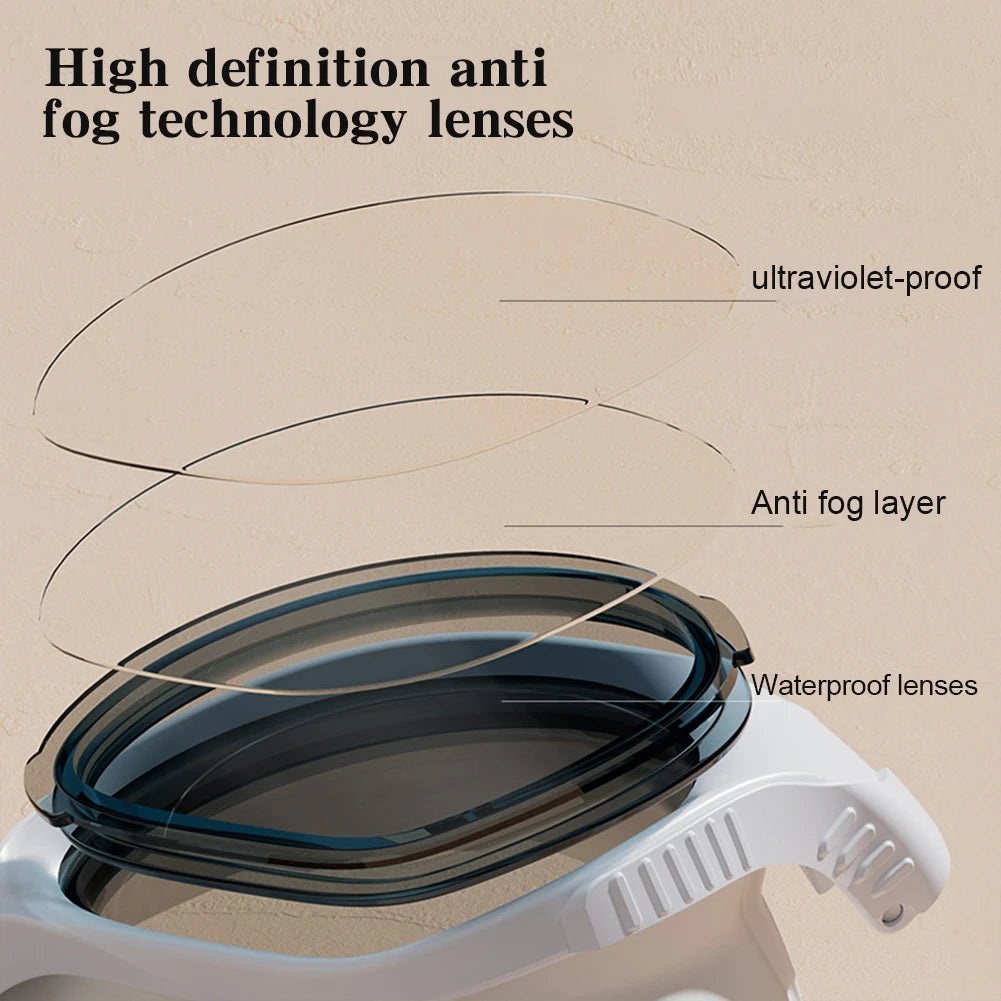 Anti Fog Silicon Racing Swimming Goggles