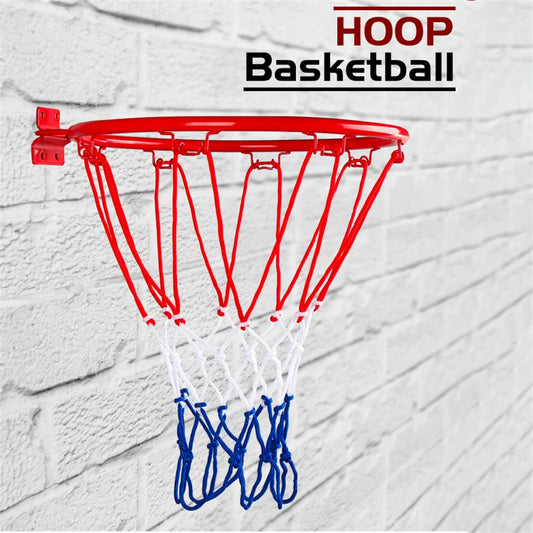 Wall Mounted Hanging Basketball Goal Hoop Rim Net, Basketball Sports Net For Indoor And Outdoor