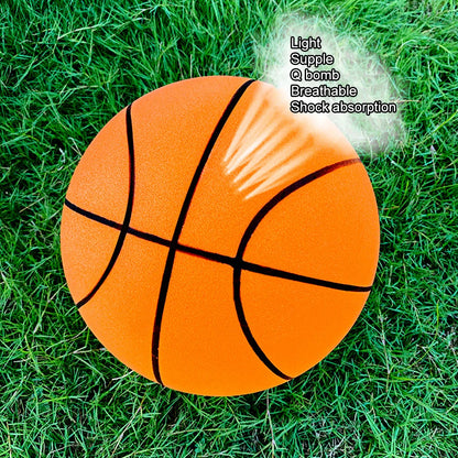 18/21/24CM Kids Bouncing Mute Basketball Squeezable Mute Bouncing Basketball Indoor Silent Ball Foam Basketball Bounce Football