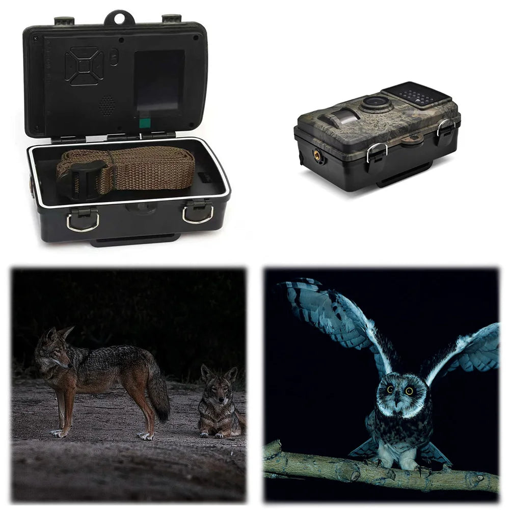 Infrared Night Vision Security Cam Motion Activated Wildlife Camera Animal Observation Camera for Outdoor Wildlife Hunting