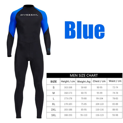 Wetsuit for Men Diving Clothes Cold Proof Sunscreen Snorkeling Surfing Swimsuit Warm Wetsuits Swimming Swimwear Full Suit