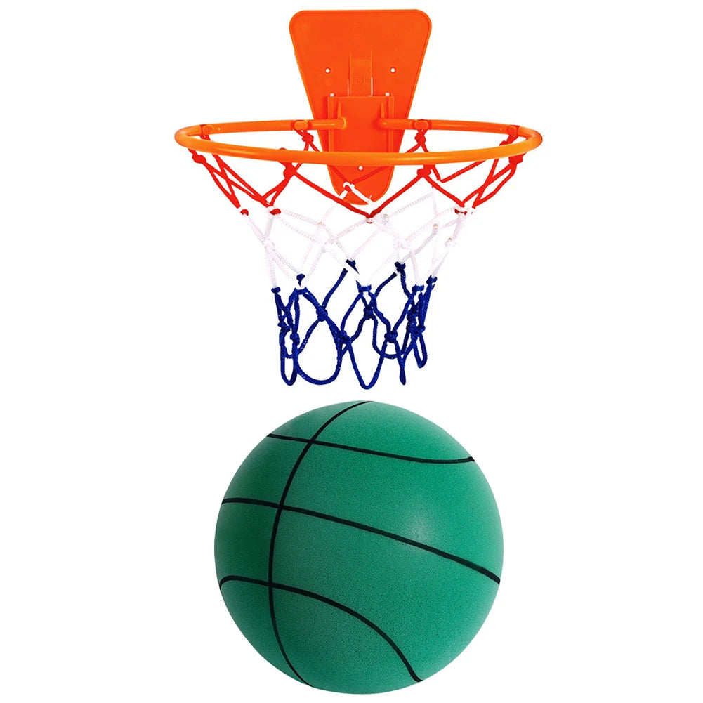 18/21/24cm Quiet Ball Size 3/5/7 Silent Basketball Dribbling Training Basketball Bouncing for Kids Birthday Gifts