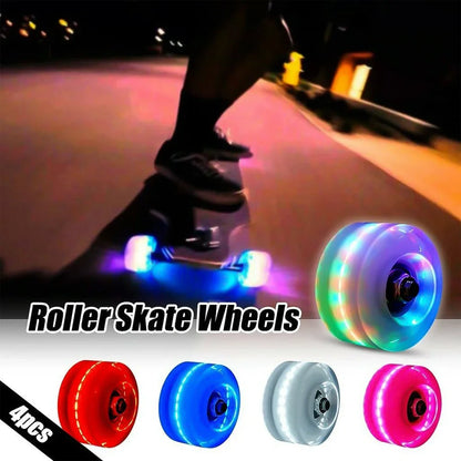 4 PCS Universal Light Up Skate Wheels