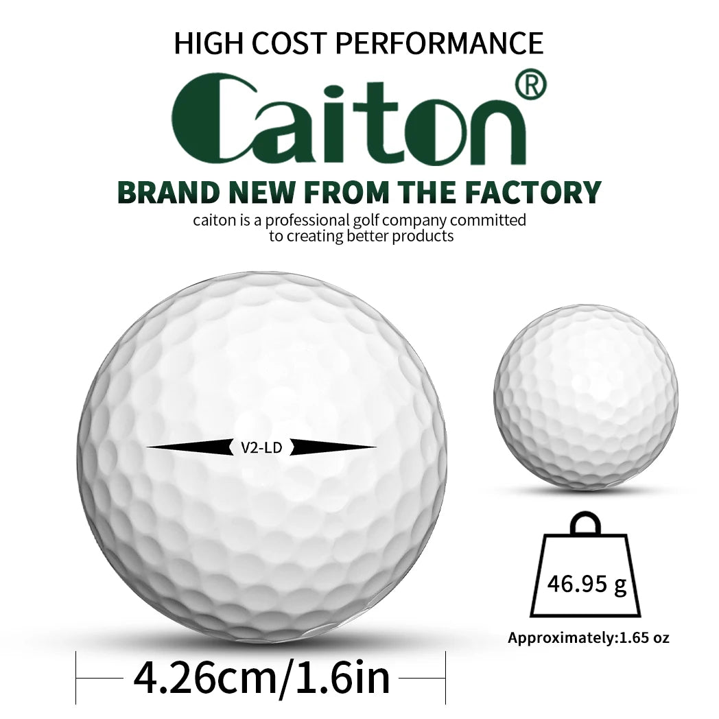 100-Pack Golf Distance Balls - Dual-Layer, High Elasticity, Durable for Long Shots & Training, Perfect for All Skill Levels