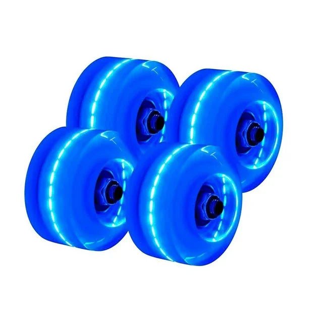 4 PCS Universal Light Up Skate Wheels