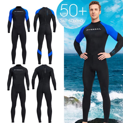 Wetsuit for Men Diving Clothes Cold Proof Sunscreen Snorkeling Surfing Swimsuit Warm Wetsuits Swimming Swimwear Full Suit