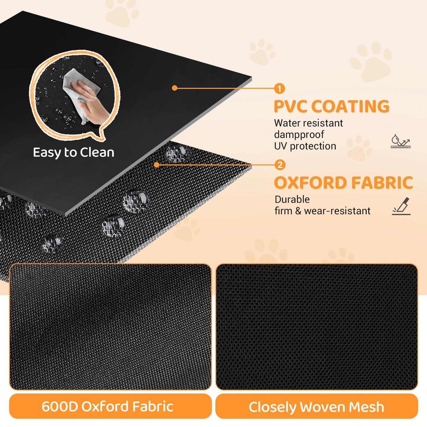 KingCamp Large Dog Tent, Foldable Pet Play Tent With Carrying Bag, Portable Cat Bunny Tent For Indoor/Outdoor Travel Camping Use