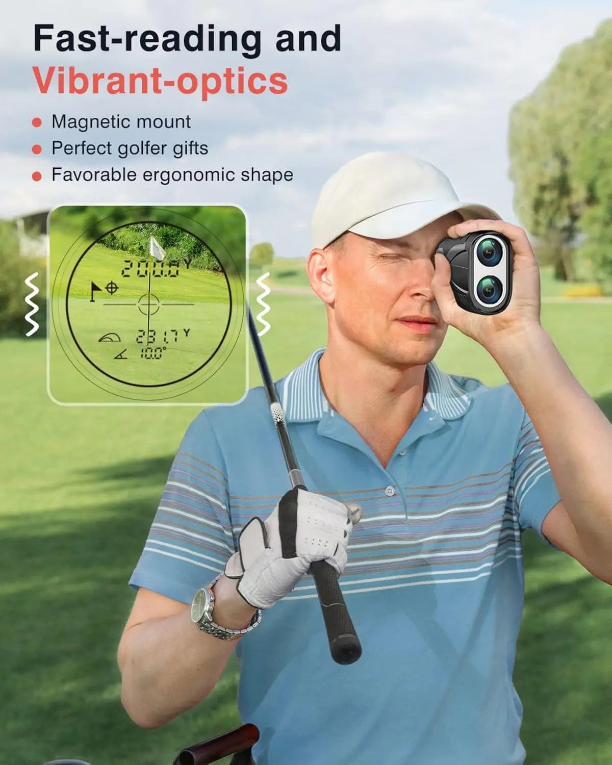 Magnification for Golf/Hunting with Flag Pole Lock Vibration