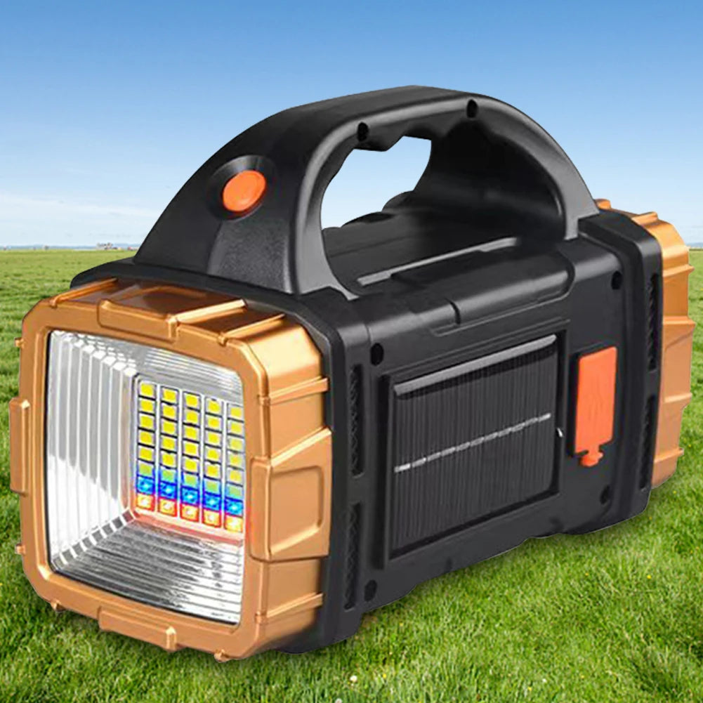 High Power LED Flashlight USB Rechargeable 1500mAh Multifunctional Portable Light Power Bank 8 Lighting Modes Camping Flashlight