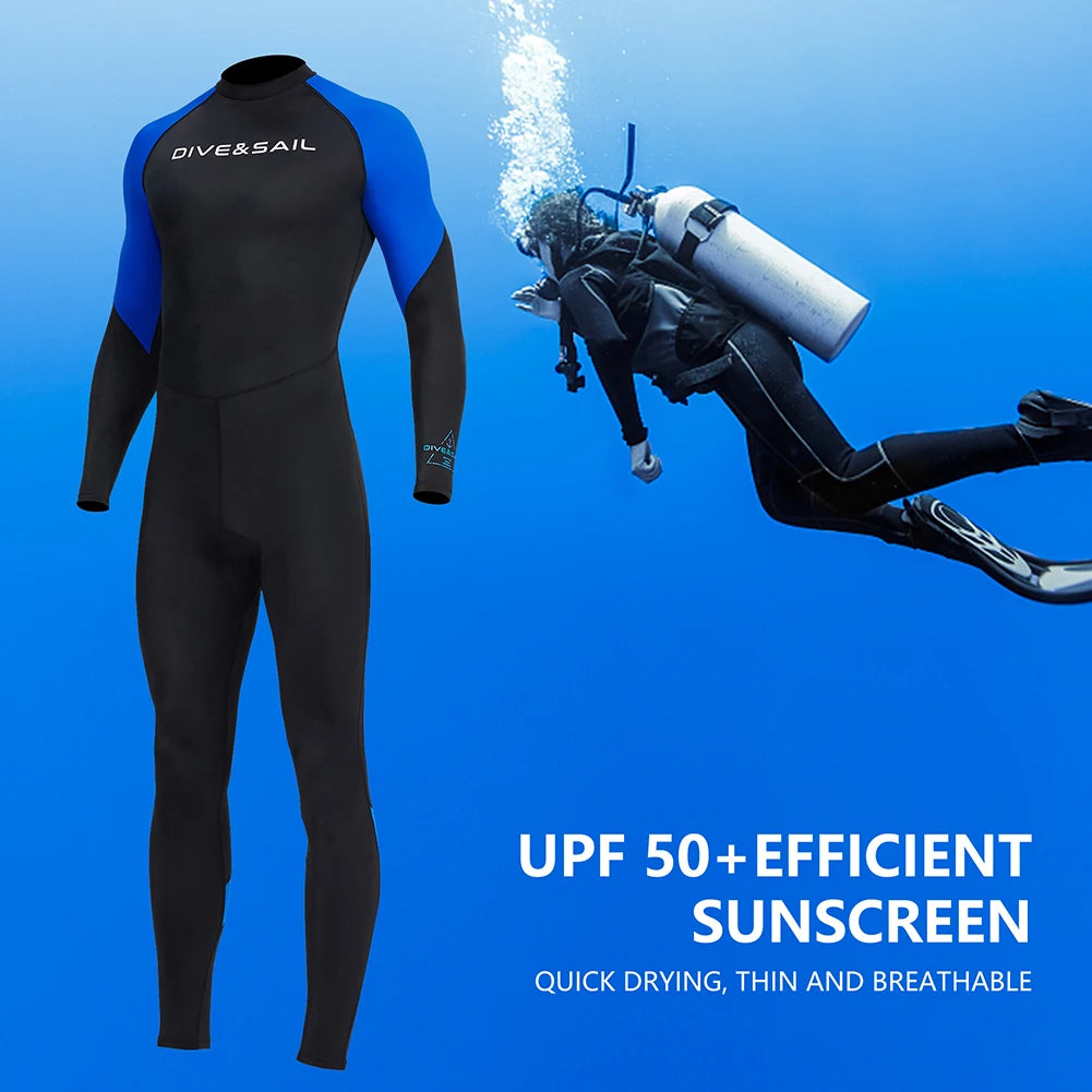 Wetsuit for Men Diving Clothes Cold Proof Sunscreen Snorkeling Surfing Swimsuit Warm Wetsuits Swimming Swimwear Full Suit