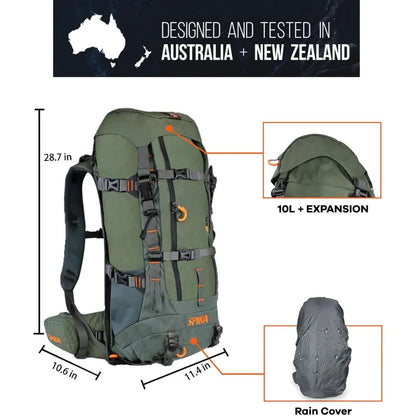 Hunting Backpacks for Men,Internal Frame Hunting Pack with Rifle Holder,40L/80L + Extendable Capacity for Bow Rifle Gun