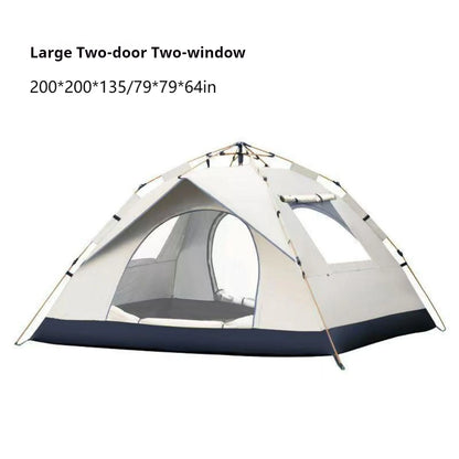 Automatic Quick-opening Tent Outdoor Self-driving Travel Camping Tent Automatic Quick-open Tent Two doors and two windows