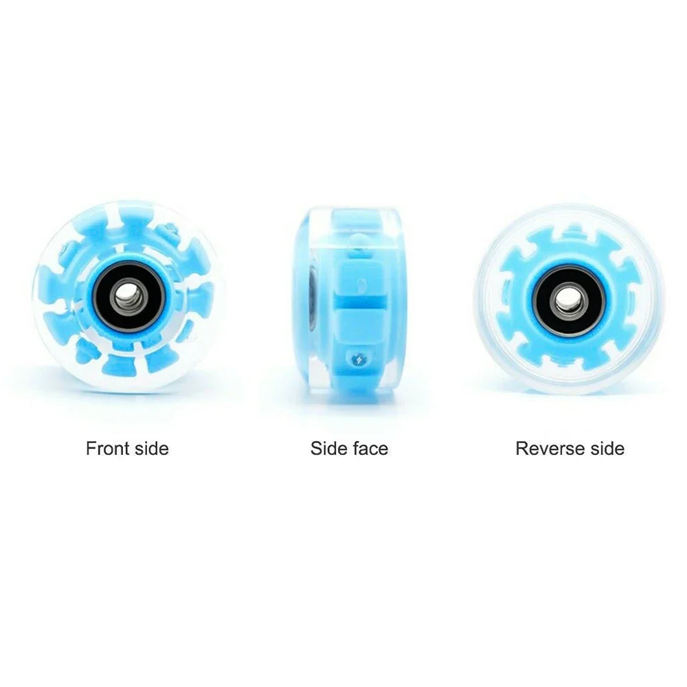 4 PCS Universal Light Up Skate Wheels