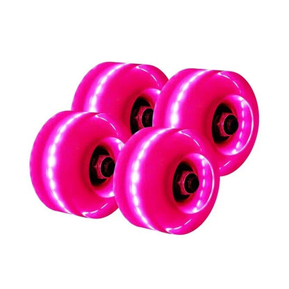 4 PCS Universal Light Up Skate Wheels