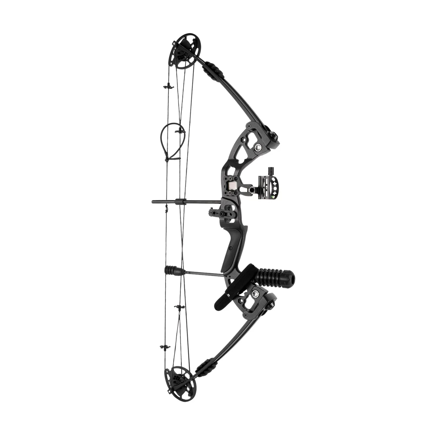 Hunting Kit Aluminum Alloy Compound Bow for Adults Draw Weight and Cams Fully Adjustable  Archery Equipment