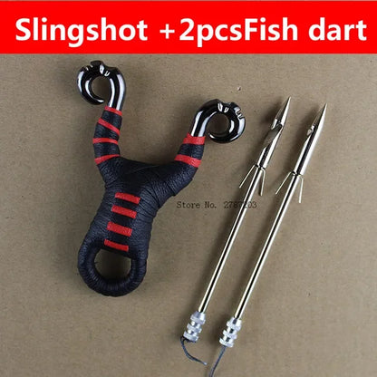 Hunting Bow Slingshot Shooting Aluminum Outdoor Game Toy Fish Accessories