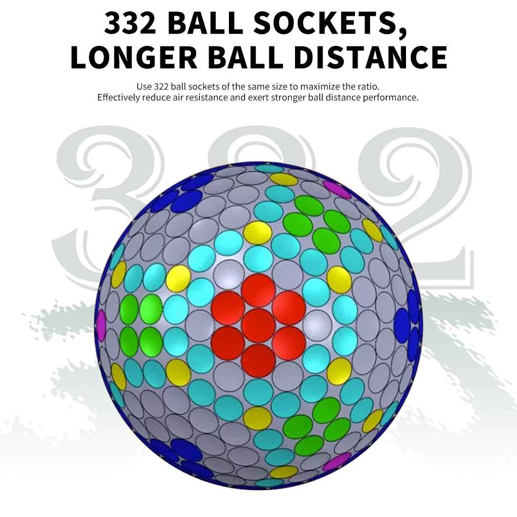 100-Pack Golf Distance Balls - Dual-Layer, High Elasticity, Durable for Long Shots & Training, Perfect for All Skill Levels