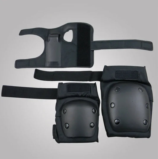 Black Velcro Protective Gear Set for Kids