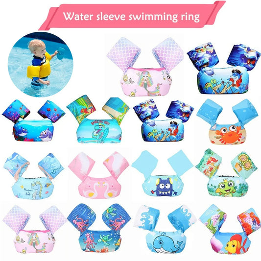 Kids Swimming Floats Ring Cartoon Toddler Swim Float Cute Kids Arm Floaties for Kids Children for Baby Toddler