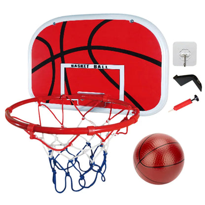 Mini Basketball Hoop with Ball and Pump Portable Basketball Hoop Basketball Hoop Set Indoor Outdoor Play for Kids